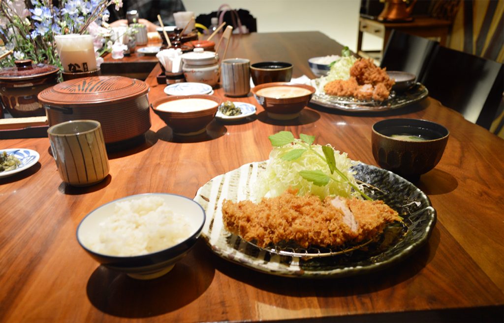 katsukura, washoku, tonkatsu zen meal set, Japanese food, kyoto restaurant, Japanese art, ki-yan's kyoto food & art