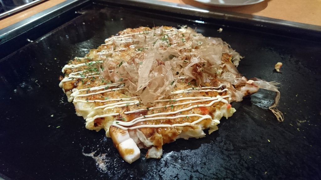 shinjuku finished okonomiyaki
