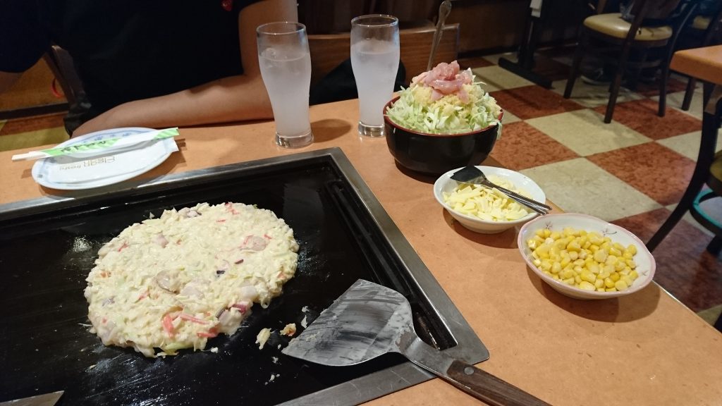 shinjuku seafood plus monja ingredients